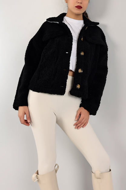 Winterse Oversized Teddy Jas voor Dames