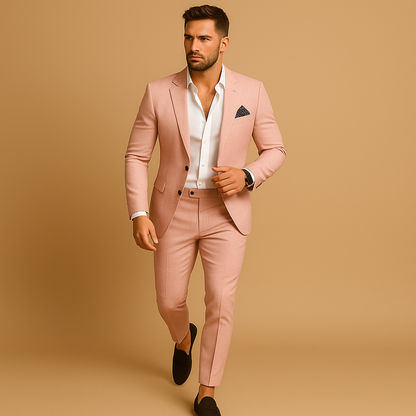 Herenpak Slim Fit Set 2 Delig Blazer en Pantalon