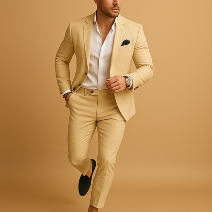 Herenpak Slim Fit Set 2 Delig Blazer en Pantalon
