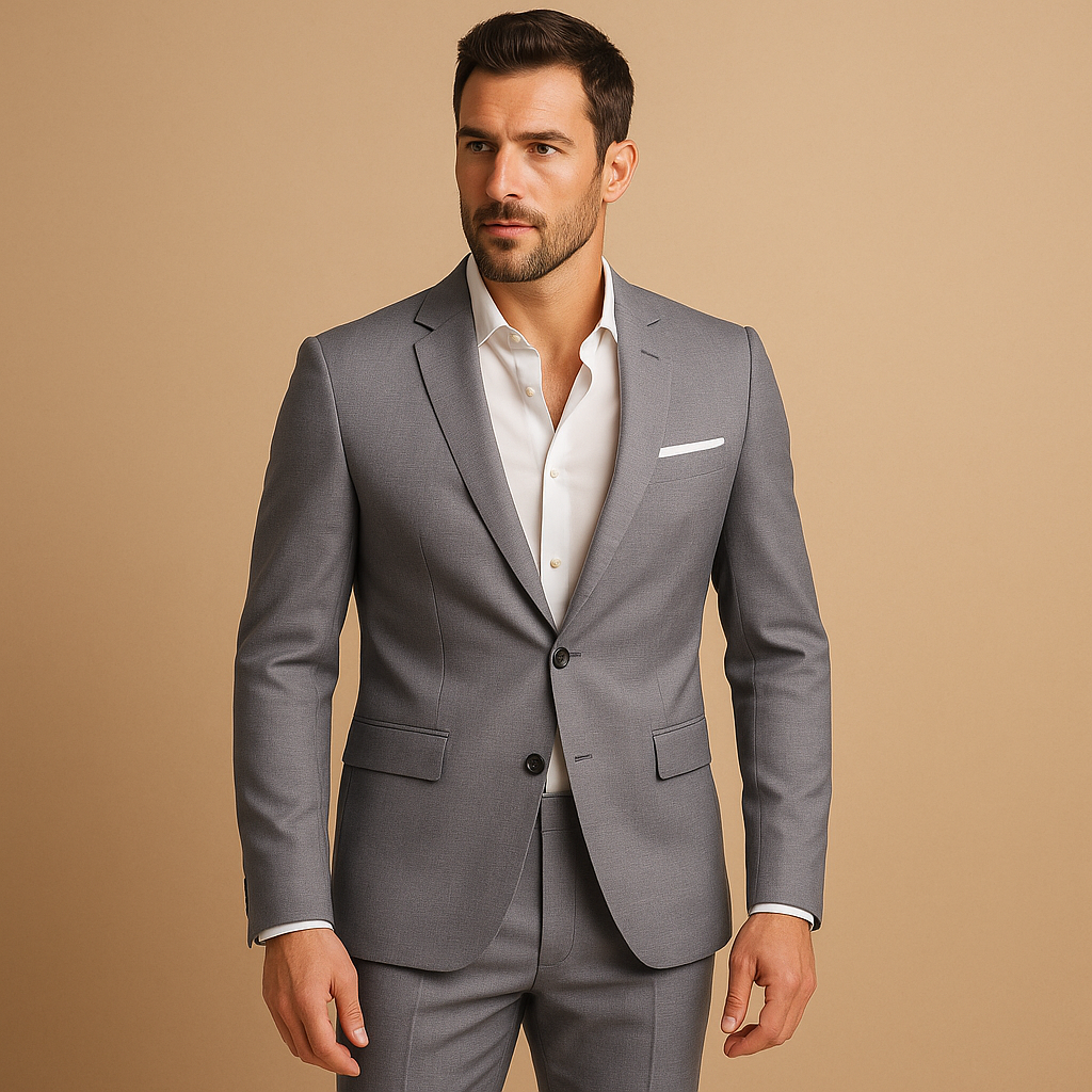 Herenpak Slim Fit Set 2 Delig Blazer en Pantalon Business Bruiloft