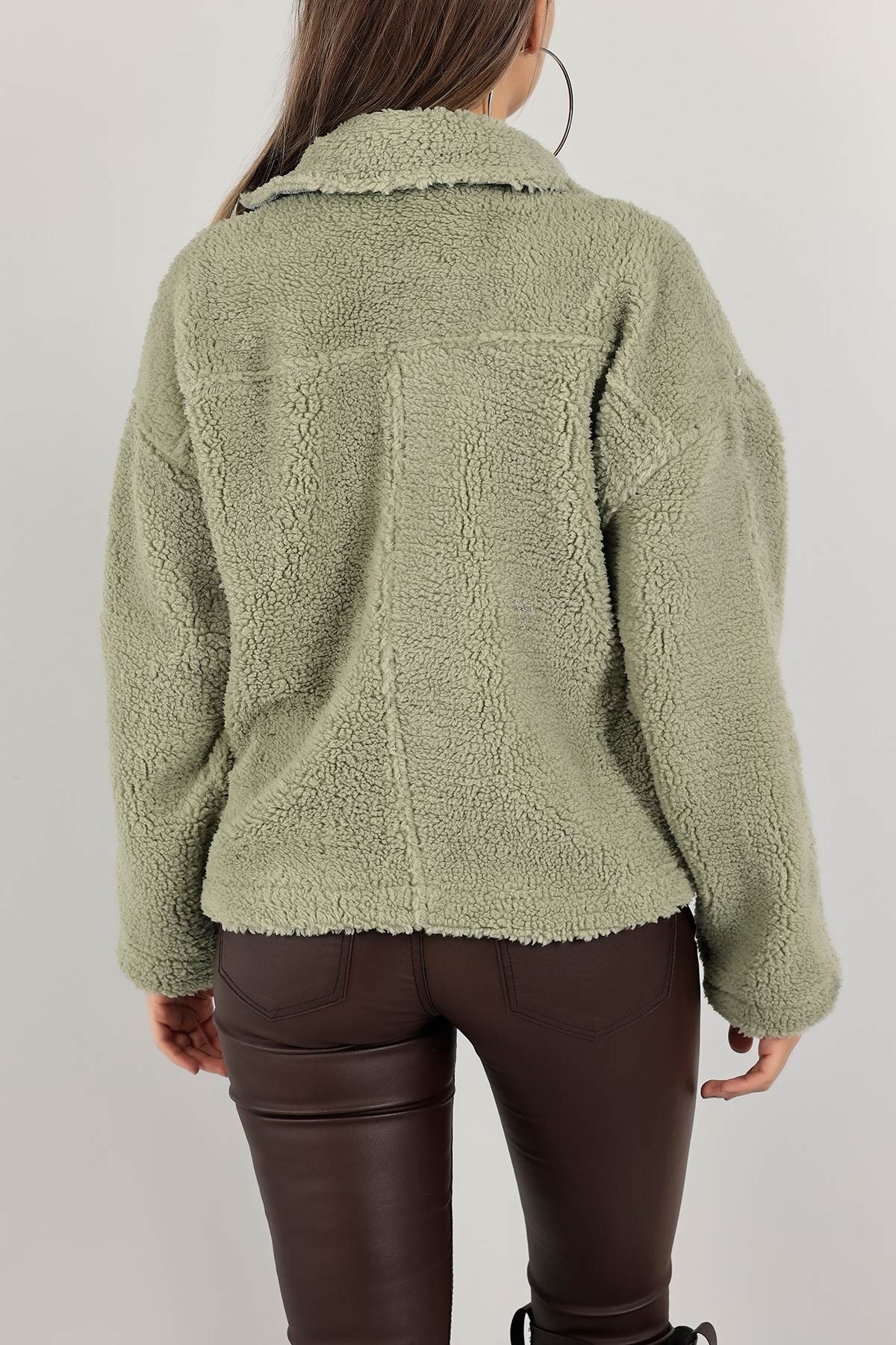 Winterse Oversized Teddy Jas voor Dames