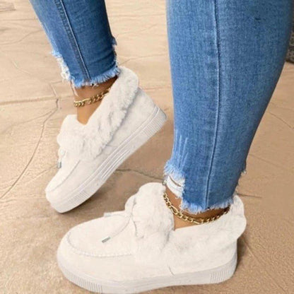 Warme Vrouwen Winter Pantoffels met Faux Fur