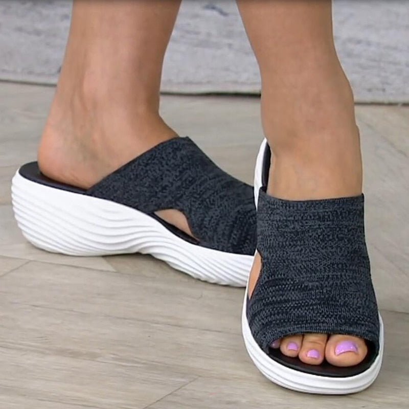 Gudrun - Orthopedische sandalen met sleehak voor dames