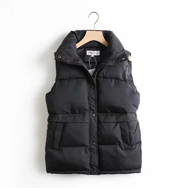Josipa - Winddichte Bodywarmer met Hoge Kraag voor Dames