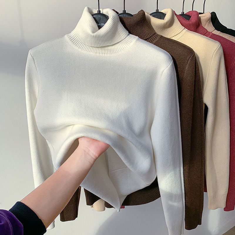 Warme Zachte Dames Gevoerde Fleece Coltrui