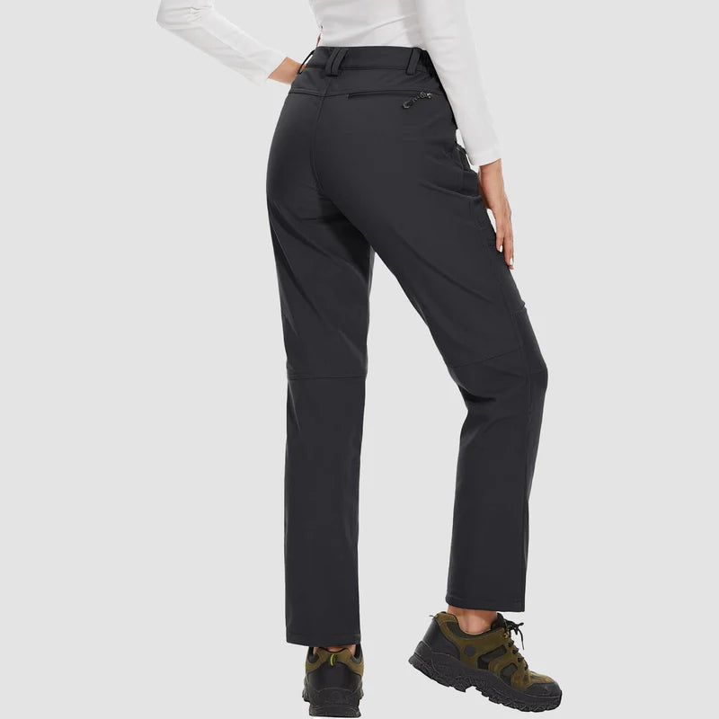 Vrouwen winter sportbroek waterdicht gevoerd