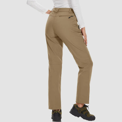 Vrouwen winter sportbroek waterdicht gevoerd
