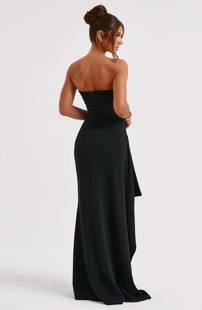 Amara – Elegante maxi feestjurk met hoge split