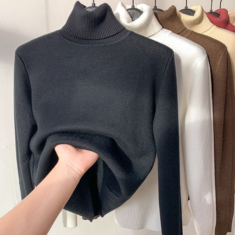 Warme Zachte Dames Gevoerde Fleece Coltrui